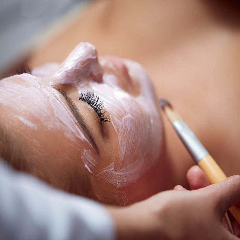 woman receiving skin resurfacing treatment